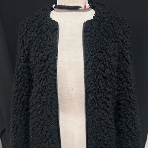 Forever 21 Black Teddy Jacket